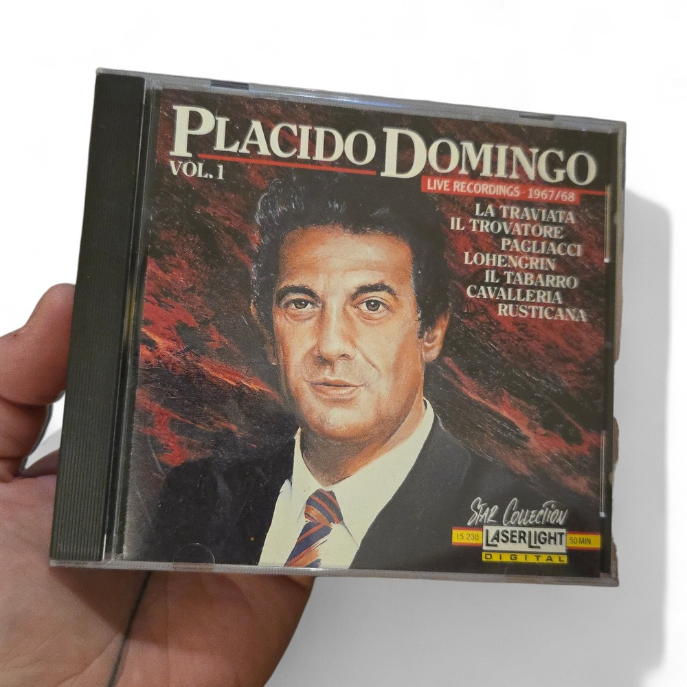 VTG Placido Domingo Vol 1 CD Live 1967 1968 Opera Classical Laserlight Digtl USA